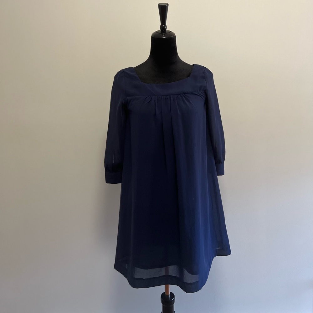 Blue dress